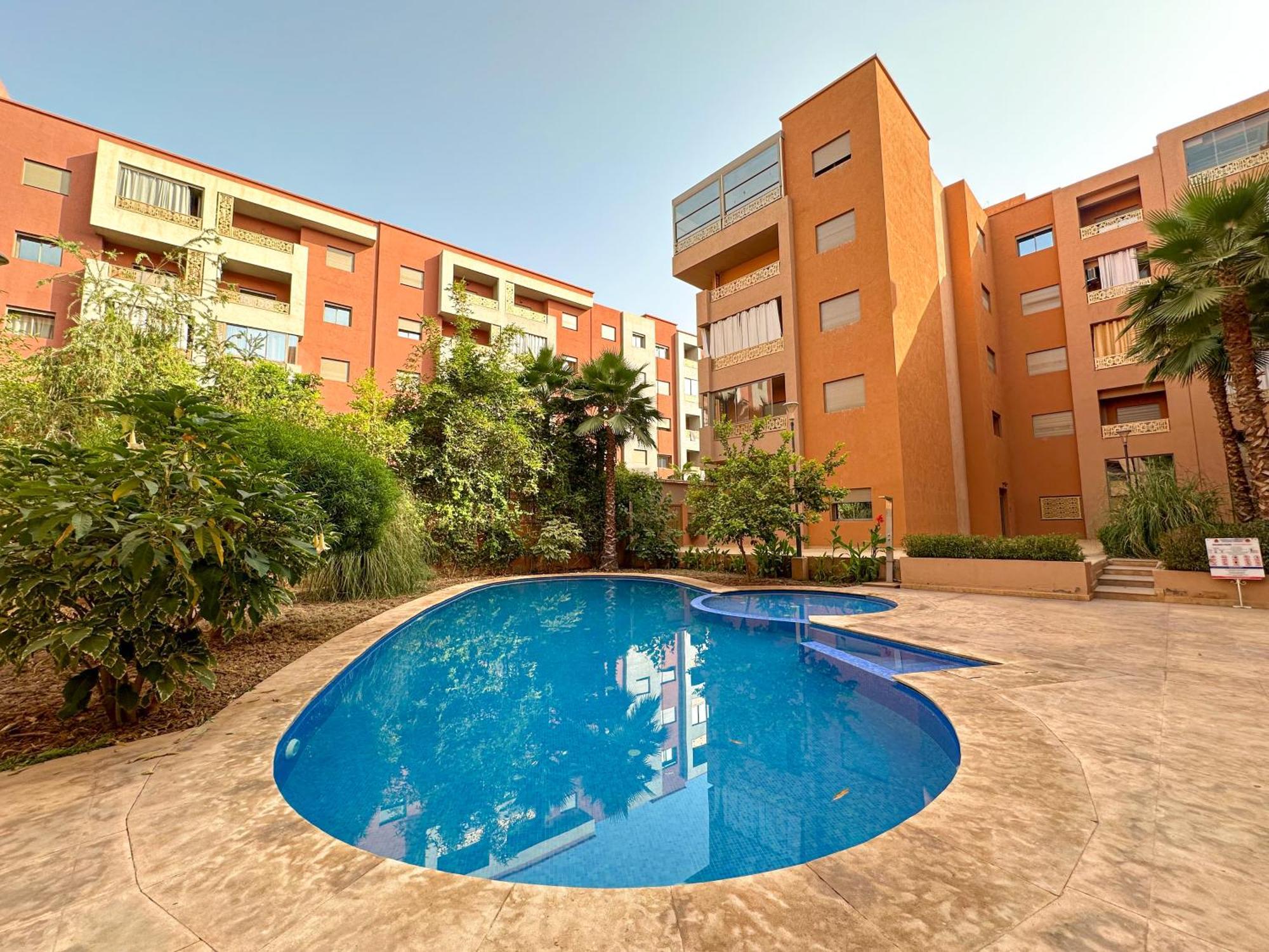 Modern Flat With Double Patio Right Next To Marrakech Center Apartment *