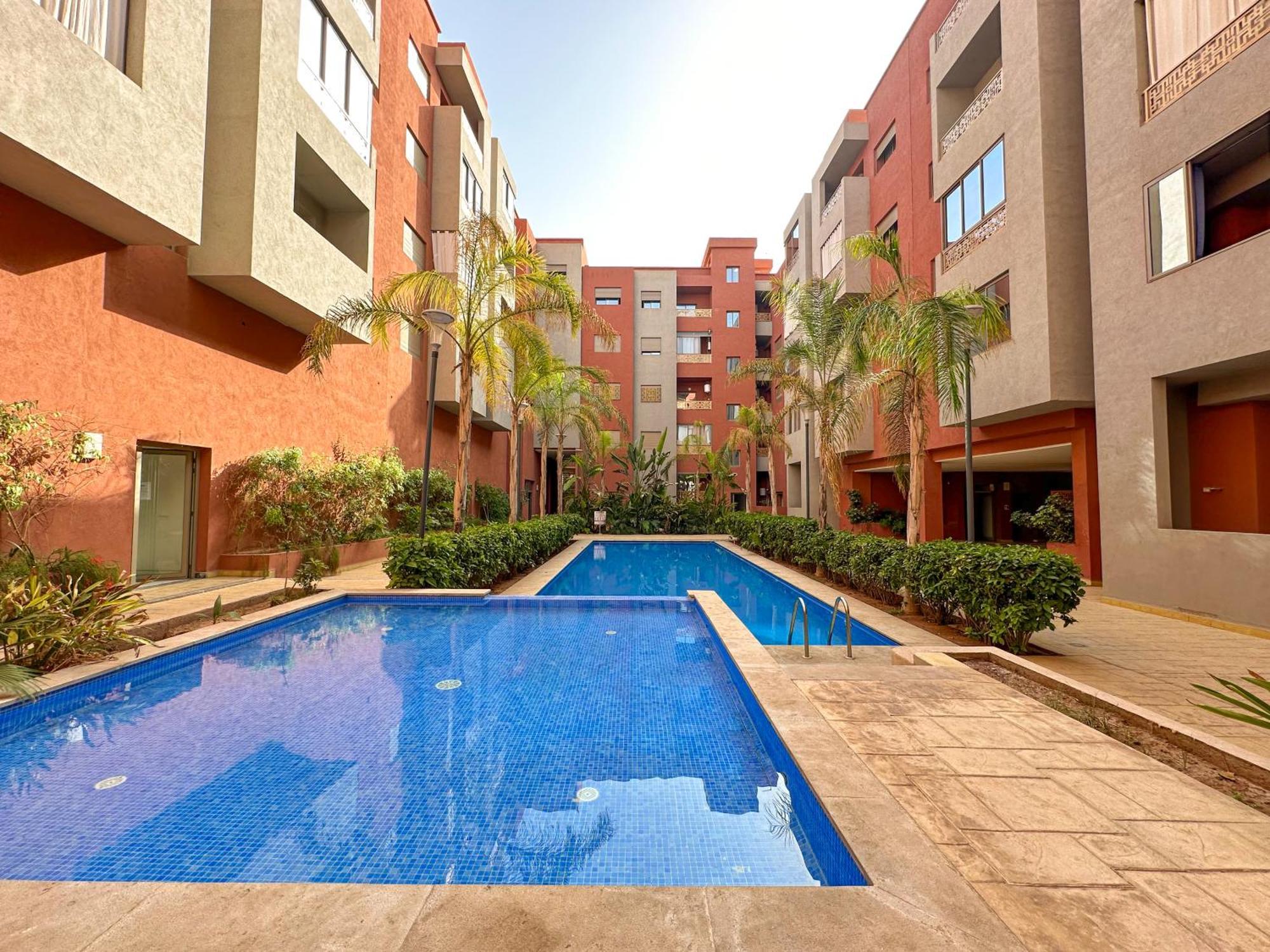 Modern Flat With Double Patio Right Next To Marrakech Center Apartment