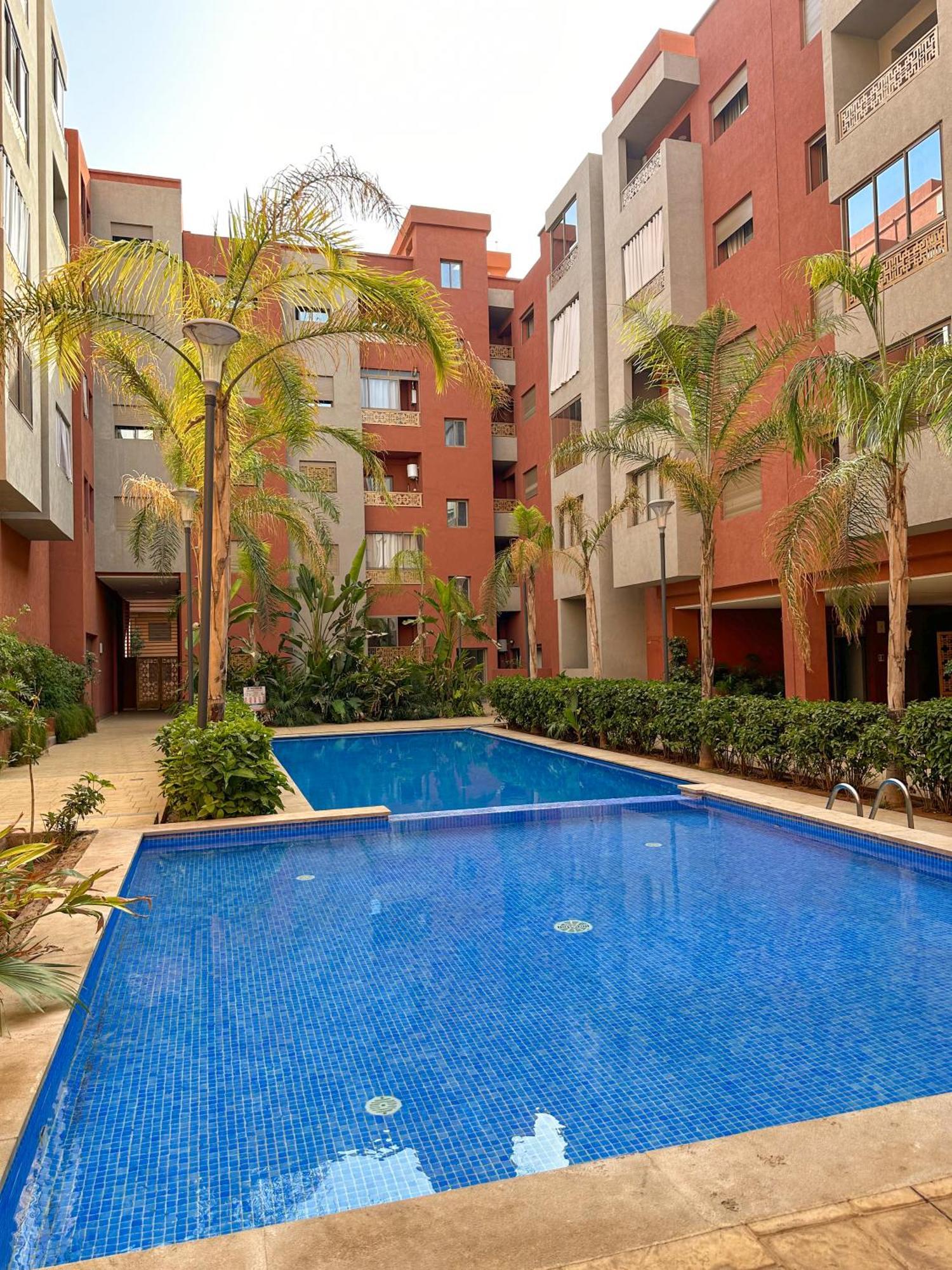 Modern Flat With Double Patio Right Next To Marrakech Center Apartment